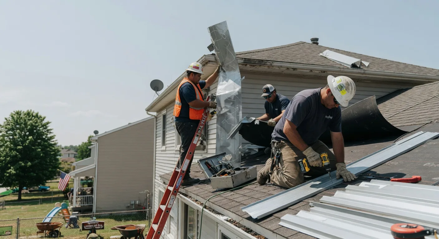 Metal Roof Repair in Jewell, KS